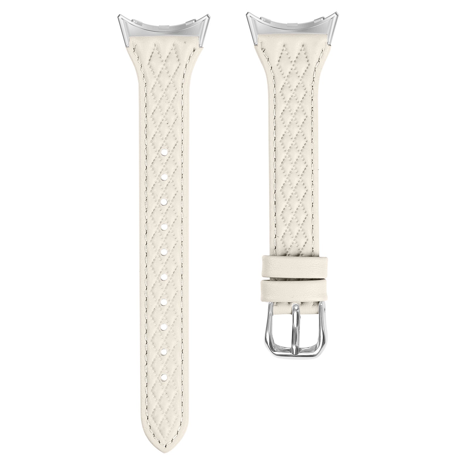 For Fitbit Versa 4 / Sense 2 Replacement Band Top-Layer Cow Leather Watch Strap - Apricot For Fitbit Versa 4 / Sense 2 Replacement Band Top-Layer Cow Leather Watch Strap - Apricot